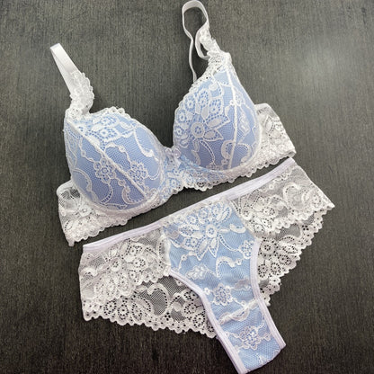 Conjunto de Lingerie Rendado Luxo